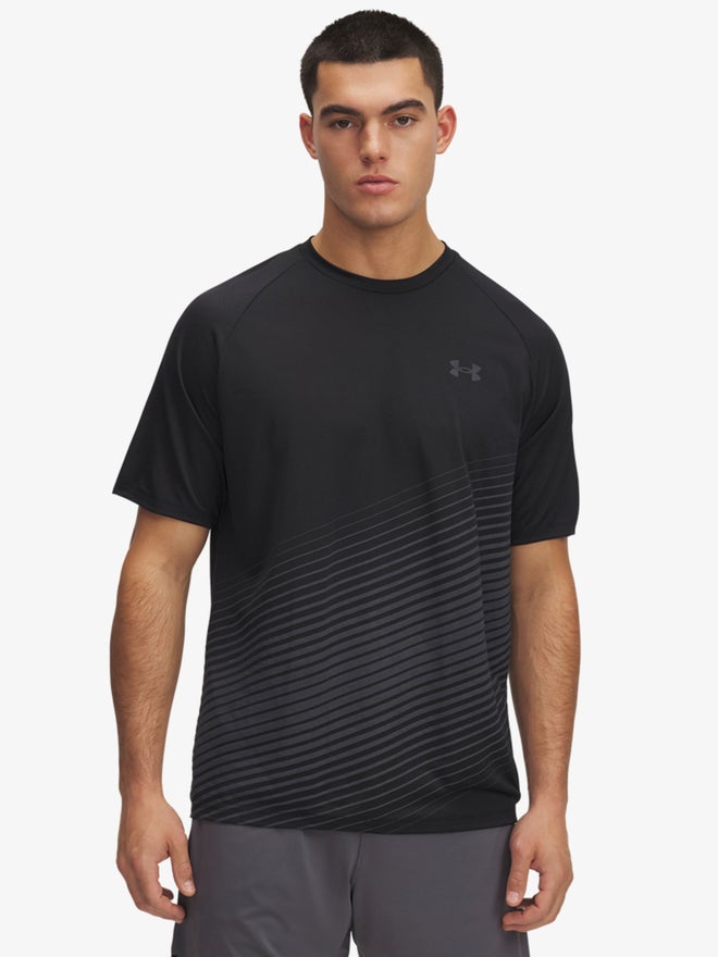 UNDER ARMOUR تي شيرت قصير الأكمام بتقنية التلاشي للرجال - Image 1